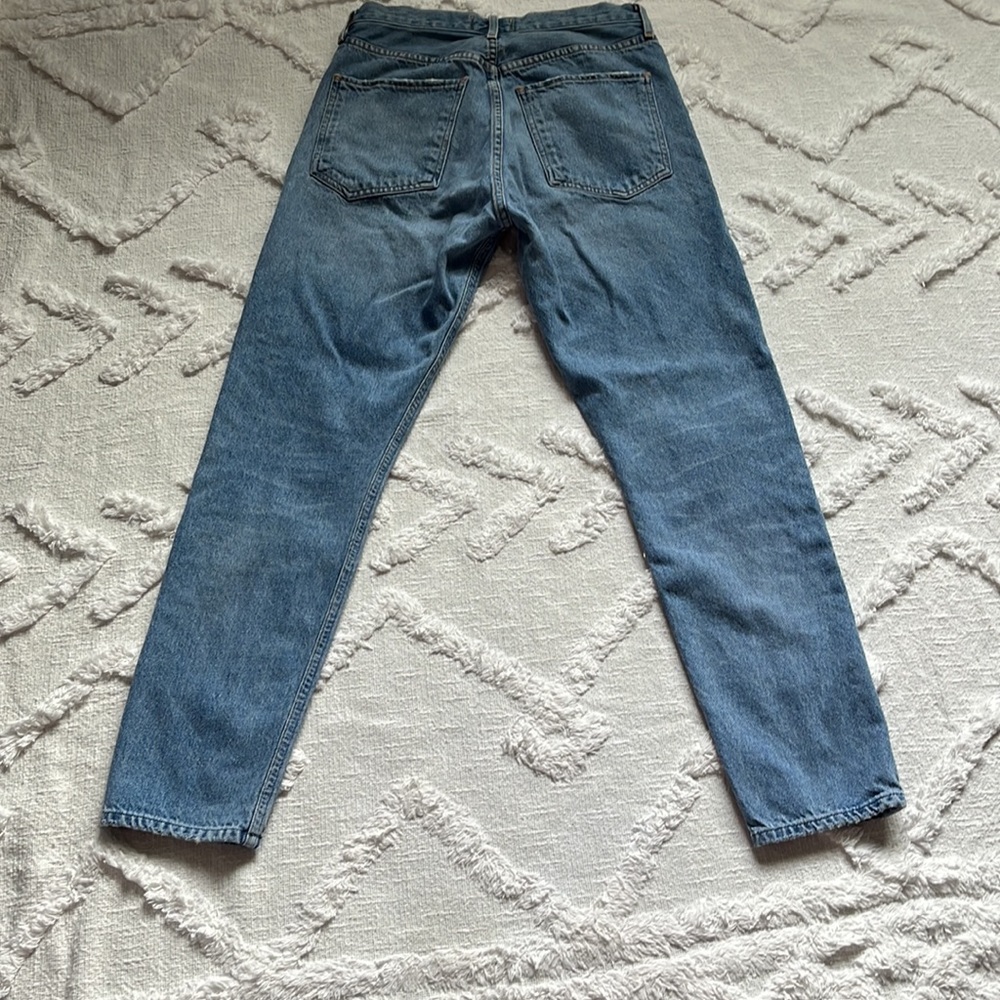 Agolde Light Blue High Rise Jeans - Picture 12 of 16